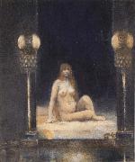 Fernand Khnopff Of Animality Sweden oil painting artist